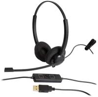 Профессиональная ADDASOUND CRYSTAL UC2732 (EPIC 832) с микрофоном, USB-A, гарнитура Stereo, черный (black) (ADD-CRYSTAL-UC2732 (ADD-EPIC-832))