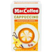 Растворимый кофе MacCoffee Cappuccino Французская ваниль, в пакетиках