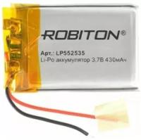 Аккумулятор ROBITON LP552535 3.7В 430мАч PK1