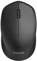 Мышь беспроводная Philips M344, 1600dpi, Wireless/USB, Черный SPK7344