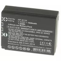 Аккумуляторная батарея iBatt 1020mAh для Fujifilm NP-W126S, iB-F152