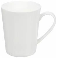 Кружка чашка для чая кофе Silk костяной фарфор, белая 480 мл