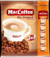 Растворимый кофейный напиток MacCoffee the Original 3в1, 100 пакетиков кофе по 20г