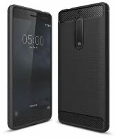 Чехол-накладка Carbon Fibre для Nokia 5 (черный)