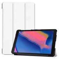 Чехол-обложка MyPads для Samsung Galaxy Tab A 8.0 (2019) SM-P200 / P205 тонкий умный кожаный на пластиковой основе с трансформацией в подставку б