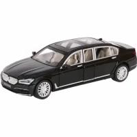 Машина инерционная MX 33441 BMW 760Li Limousine свет и звук черный 1:24