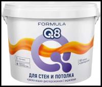 Краска воднодисперсионная, Formula Q8, интерьерная, матовая, 13 кг