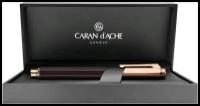 Ручка роллер Carandache Varius Ebony Rose Gold Plated (4470.142) подар. кор