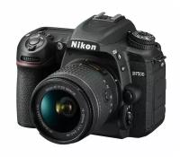 Зеркальный фотоаппарат Nikon D7500 Kit AF-P 18-55mm f/3.5-5.6 VR, черный