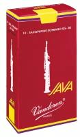 Трости для сопрано саксофона Vandoren Java Red Cut filed №2,5 (10 шт)