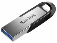 Накопитель USB 3.0 32GB SanDisk Ultra Flair SDCZ73-032G-G46 черный/серебристый