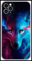Силиконовый чехол на Apple iPhone 11 Pro Max / Айфон 11 Про Макс Волшебный волк