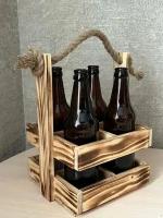 Деревянный ящик для бутылок