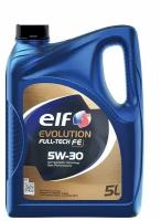 Моторное масло ELF Evolution Full-Tech FE 5W-30 5л