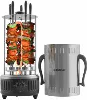 Электрошашлычница Endever Grillmaster-290 / 1100 Вт / до 5 кг мяса / 5 шампуров / вращение на 180 градусов