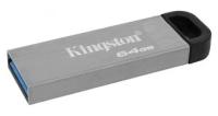 Флешка Kingston DataTraveler Kyson 64 ГБ, 1 шт, серебристый