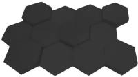 Акустический поролон Hexagon Black
