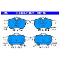 ATE 13046071162 13.0460-7116.2_колодки дисковые п.! Opel Astra G 1.8i-2.2i/TDi &16V 98>