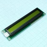 LCD ЖКИ символьный WH1601L-YYH-CT, 16 x 1, STN желто-зеленый Позитивный