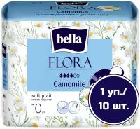 Bella прокладки Flora camomile, 4 капли, 10 шт