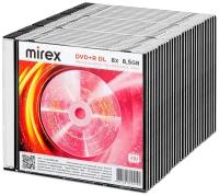 Диск Mirex DVD+R DL 8,5Gb 8x slim, упаковка 30 шт
