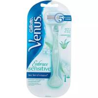 Женская бритва Gillette Venus Sensitive (для чувствительной кожи) + Сменная кассета 1 шт