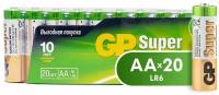 Батарейка GP Super Alkaline AA, 20 шт