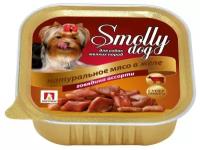 Консервы zoogurman для собак мелких пород говядина ассорти smolly dog 100г 8740