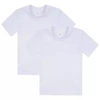 Комплект футболок 2 шт, КФ-1618-2, Утенок, рост 86-92 см, цвет белый_белый