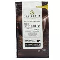 Шоколад горький 70% какао в галетах Barry Callebaut, 250 гр