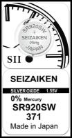 Батарейка SEIZAIKEN 371 (SR920SW) Silver Oxide 1.55V - 1 шт