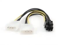 Аксессуар Разветвитель питания Gembird Cablexpert 2хMolex->PCI-E 6pin CC-PSU-6