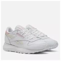 Кроссовки Reebok Classic Leather Classic Leather, натуральная кожа, размер 37.5, белый