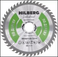 Диск пильный Hilberg Industrial Дерево 190*30/20*48Т HW192