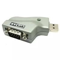 Переходник/адаптер ST Lab USB - RS232 (U-350), 1 шт., серебристый