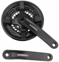 Shimano, Система FC-TY301 48-38-28T 170мм, черный, квадрат