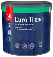 Краска интерьерная для обоев и стен Euro Trend (Евро Тренд) TIKKURILA 2,7 л бесцветная (база C)