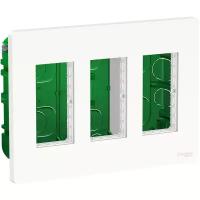 Коробка наружного монтажа Schneider Electric NU173418 белый