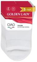 Носки женские Golden Lady классические всесезонные спортивные высокие Bianco 39-41