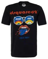 Футболка DSQUARED2 S72GD0235 черный+принт