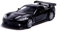 Легковой автомобиль Автоград Chevrolet Corvette C6-R, 3098619 1:32, 15.5 см, черный