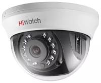 DS-T201 (2,8) HiWatch Купольная внутренняя HD-TVI видеокамера, объектив (2.8мм), Ик, 2Mp