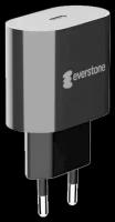 Everstone Зарядное устройство сетевое Everstone ES-WCH-008 Type-C PD 20W, черное