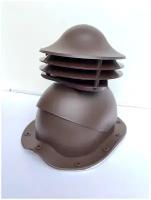 Универсальный выход вентиляции для металлочерепицы, Viotto, RAL 8017 коричневый