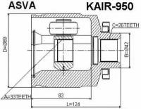 Asva ASVA ШРУС внутр R ASVA KAIR950