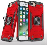 Чехол противоударный для Apple iPhone 6 и 6s / Айфон 6 и 6s armor (Красный)