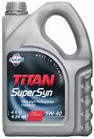 Синтетическое моторное масло FUCHS Titan SuperSyn 5W-40, 4 л