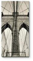 Модульная картина Бруклинский мост, винтаж 20x40