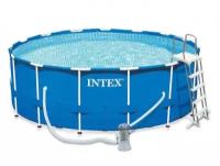 Бассейн Intex Metal Frame 28242 голубой