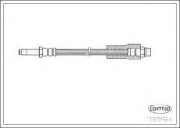 Шланг тормозной BMW 5(E39) CORTECO 19031664